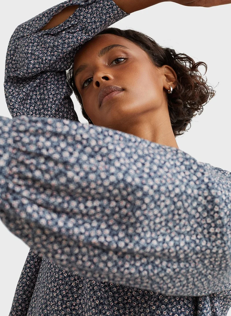 H&M Floral Print Dress