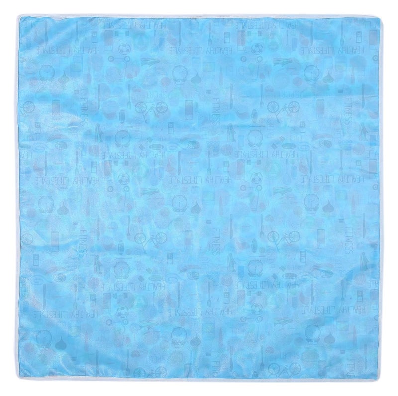 AAZEEM خدمة سرير مقاومة للماء | حصيرة طعام | واقي ملاءة السرير | غير قابلة للعكس بتصميم ثلاثي الأبعاد مع ظهر غير منسوج مغلف | أبيض - Image 3