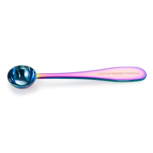 Pure Matcha Matcha Measuring Spoon | 1 Cup of Perfect Matcha | Stainless Steel Scoop (Iridescent) | 1/2 Teaspoon | 1 Gram Serving - Image 5