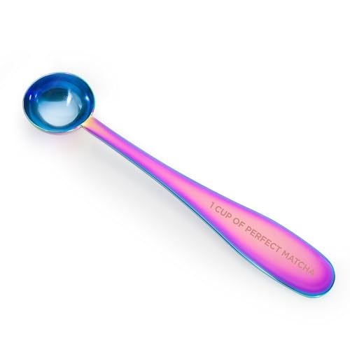 Pure Matcha Matcha Measuring Spoon | 1 Cup of Perfect Matcha | Stainless Steel Scoop (Iridescent) | 1/2 Teaspoon | 1 Gram Serving - Image 4