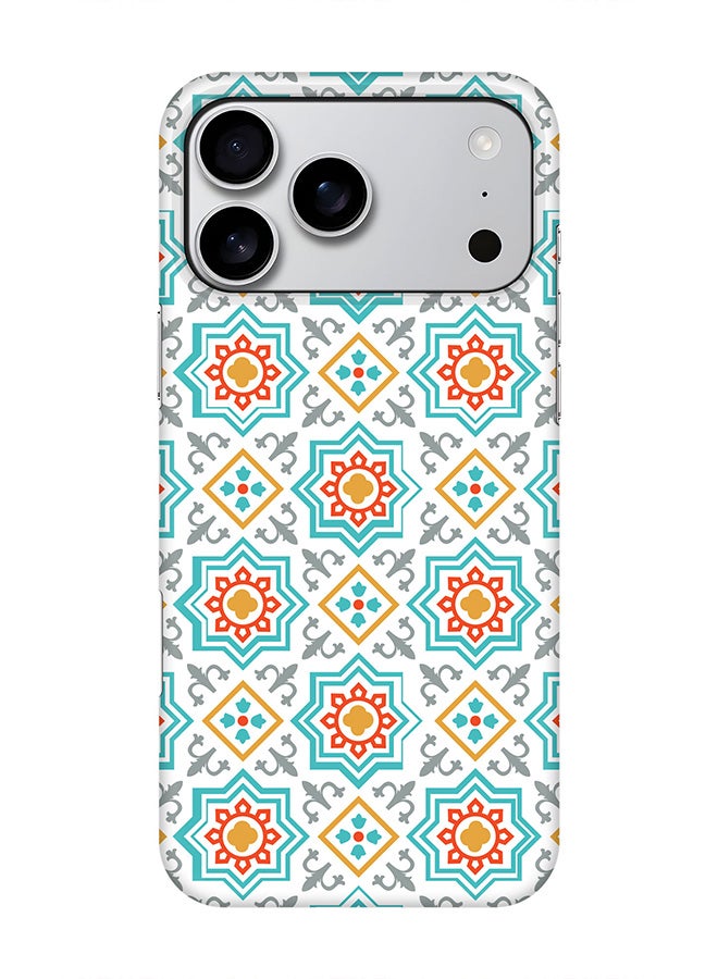 Stylizedd For iPhone 17 Pro Max,Case, [Compatible with MagSafe] Magnetic cover Slim fit Protection Matte, - Moroccan Mosaic