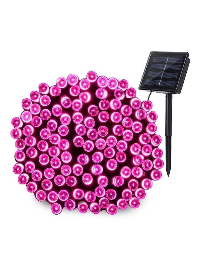 نيبمينينت حبل إضاءة للزينة مكون من 200 مصباح LED يعمل بالطاقة الشمسية للاستخدام في الأعياد أرجواني - Image 1