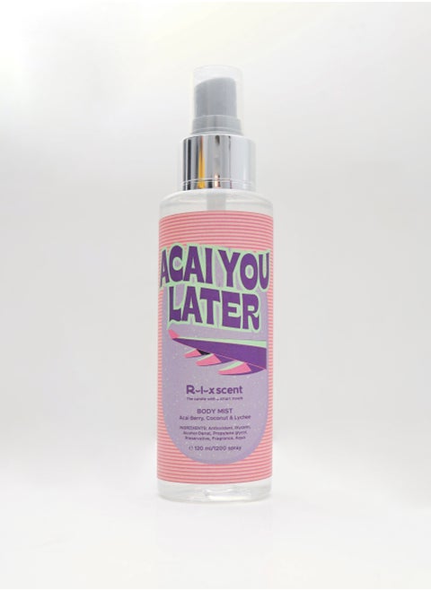 Acai You Later body mist