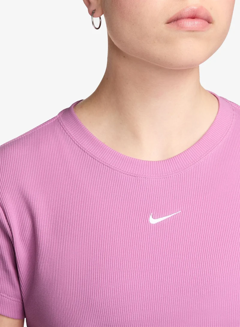Nike  Nsw Ribbed Tight T-Shirt for Women | Best Price UAE