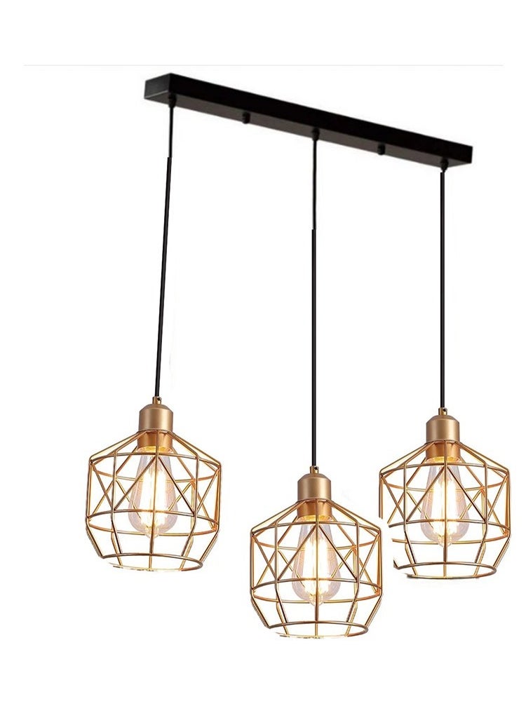 Generic 60×100 Cm Ceiling Lamp From Sin Lighting Sl-1010-Black And Gold 