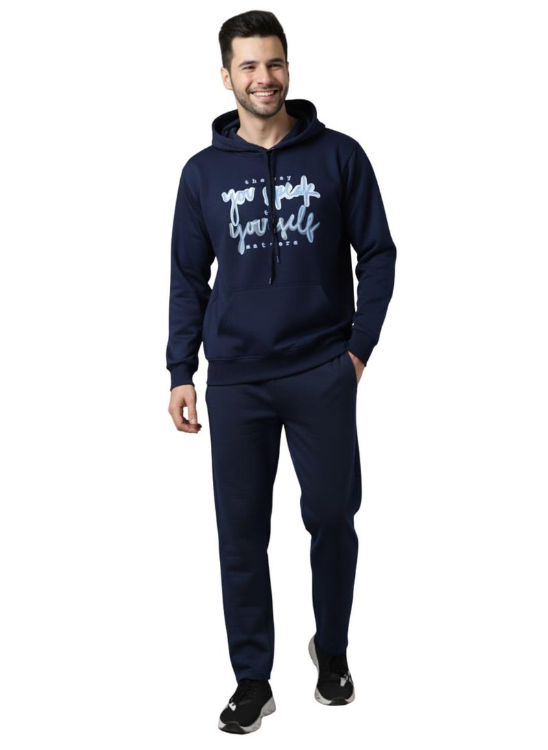 Mack Jonney Graphic Print Track Suit for men | Co-ord Set | Warm Fleece Tracksuit Set | Full Sleeve Hoodie-M4889 - Image 1