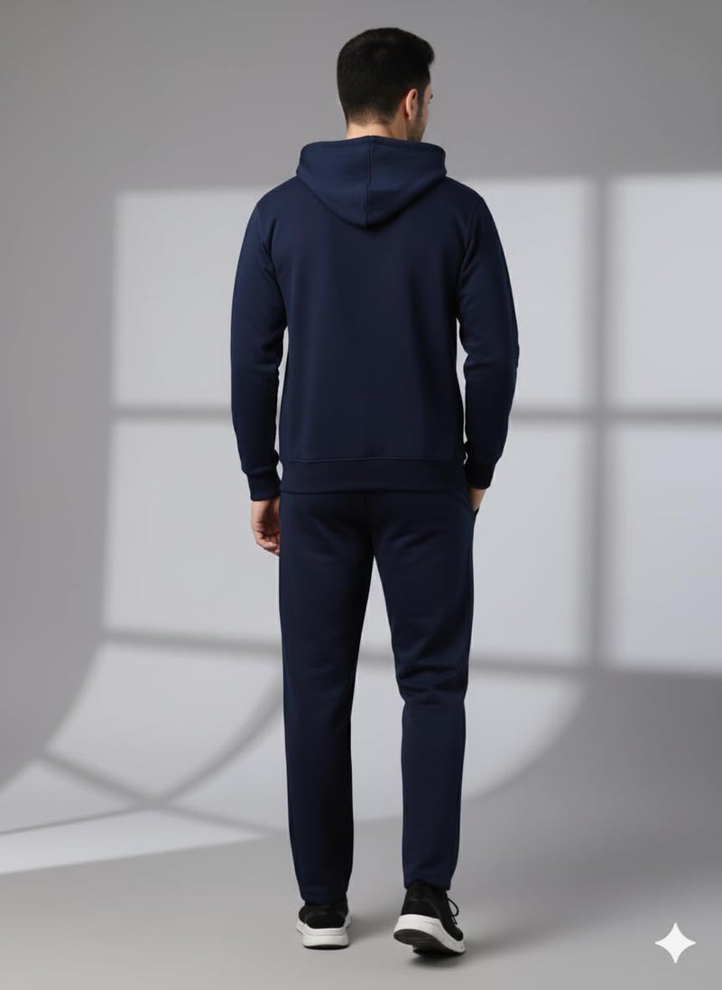 Mack Jonney Graphic Print Track Suit for men | Co-ord Set | Warm Fleece Tracksuit Set | Full Sleeve Hoodie-M4889 - Image 5