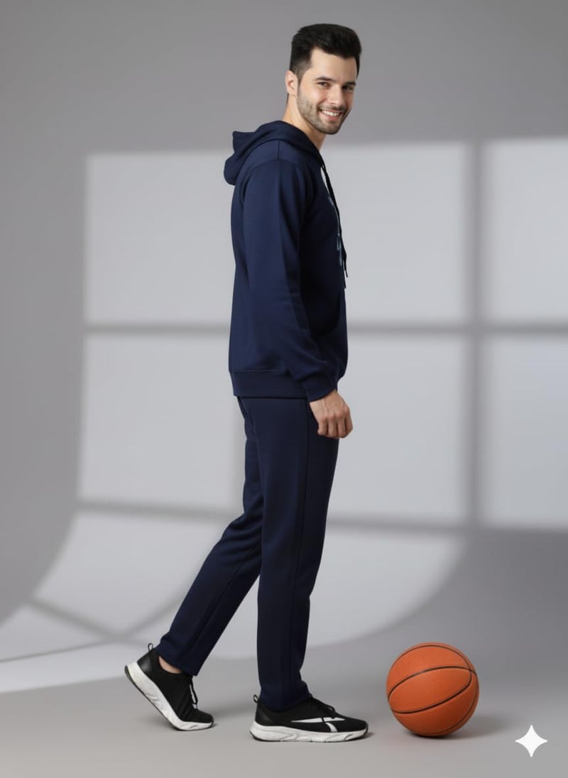 Mack Jonney Graphic Print Track Suit for men | Co-ord Set | Warm Fleece Tracksuit Set | Full Sleeve Hoodie-M4889 - Image 3