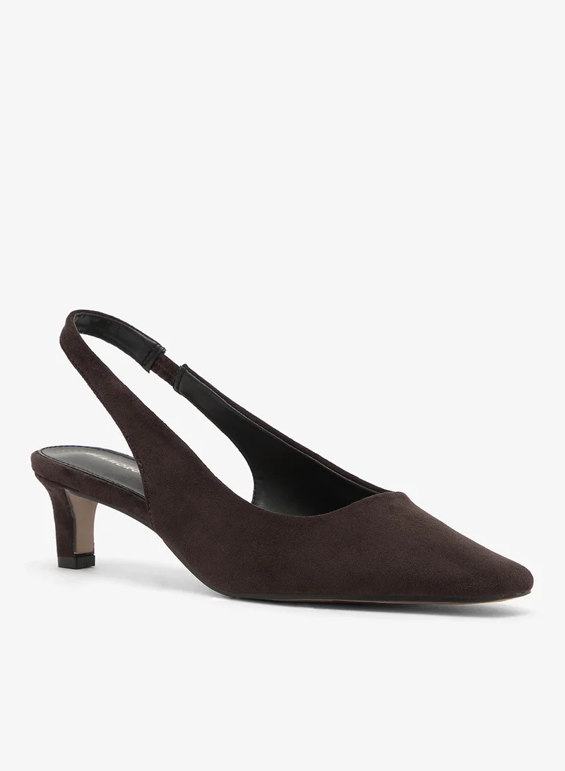 Glamorous Casual Slingback Heeled Sandals