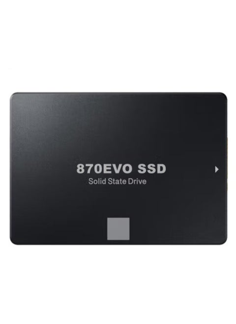 قرص SSD داخلي بحجم 2.5 بوصة، 870 EVO سعة فعلياً 128GB، مع إمكانية توسعة وترقية الذاكرة الافتراضية إلى 4 تيرابايت – واجهة SATA3 بسرعة نقل 6.0Gb/s، متوافق مع SATA 1.0/2.0، مثالي لترقية وتوسيع التخزين