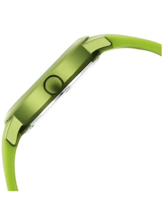 fastrack Pop Colours Women's Watch 68025AP04 – Green Dial, Green Silicone Strap, Quartz Movement, 3 ATM Water-Resistant, Trendy & Gift-Ready Timepiece - Image 4