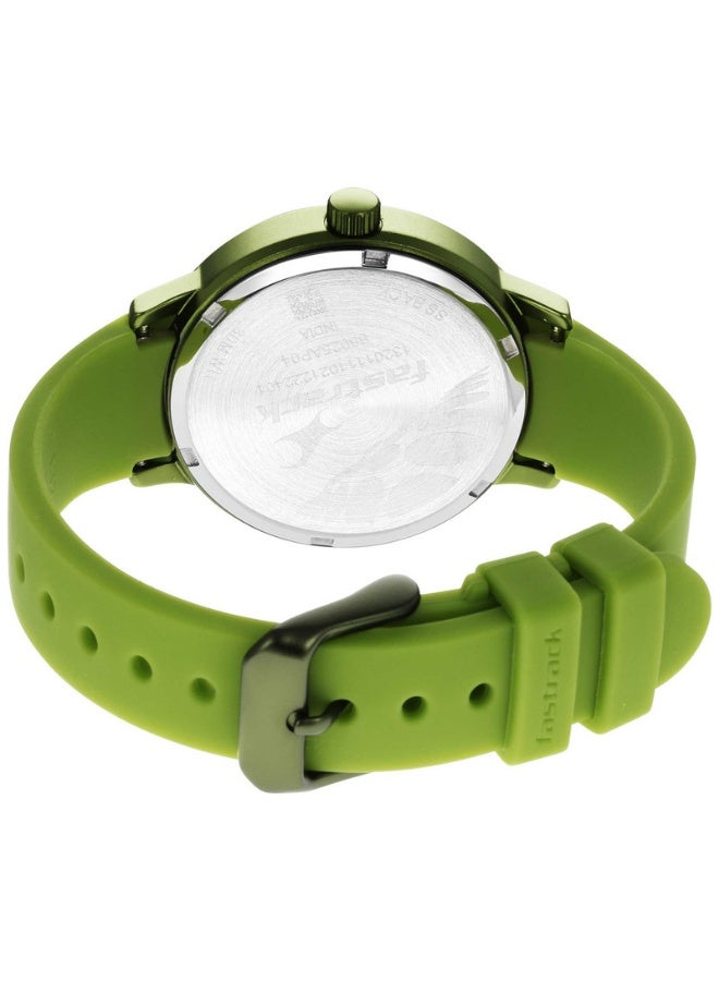 fastrack Pop Colours Women's Watch 68025AP04 – Green Dial, Green Silicone Strap, Quartz Movement, 3 ATM Water-Resistant, Trendy & Gift-Ready Timepiece - Image 5