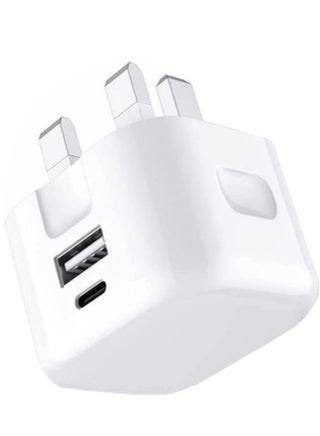 Charger Plug For Google Pixel 7 / Pixel 7 Pro/Pixel 6A / Pixel 6 / Pixel 6 Pro, 20W Dual Port USB & USB C Charger Plug Type C PD Charging Power Adapter Fast Charge Travel Fast Charging Phone Charger - pzsku/Z80A233043051D6FDFB88Z/45/_/1702638695/81163c64-f7c3-415e-8d3c-121ac77bf8d1