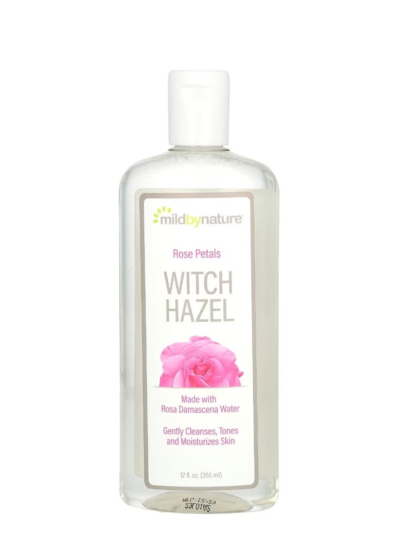 مايلد باي نيتشير بتلات الورد الخالية من الكحول ببندق الساحرة 12 أونصة سائلة (355 مل) - Image 1