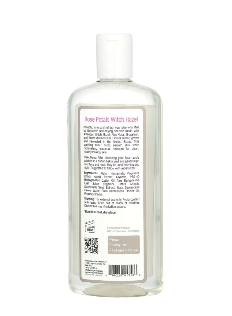 مايلد باي نيتشير بتلات الورد الخالية من الكحول ببندق الساحرة 12 أونصة سائلة (355 مل) - Image 2