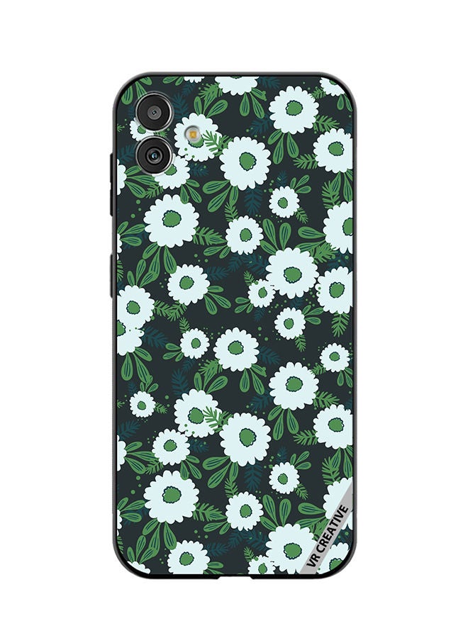 VR CREATIVE Protective Case Cover For Samsung Galaxy M13 5G Floral Pattern Based On Traditional Folk Art Ornaments Design Multicolour - Image 1