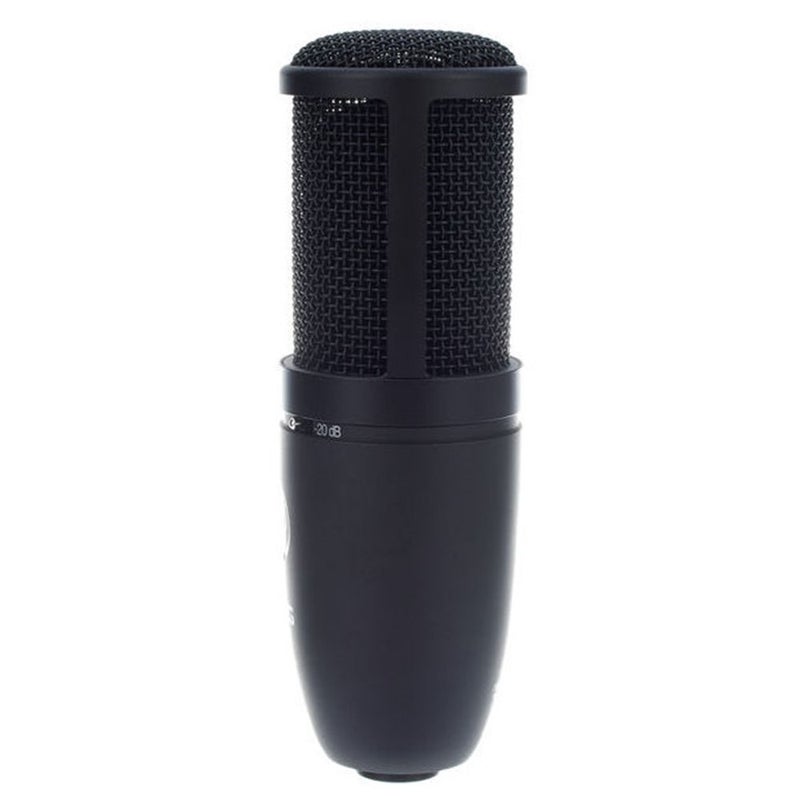 AKG Pro Audio P120 Professional 2/3-inch Diaphragm, True Condenser Studio Microphone, All Metal Design, Silver. - Image 3