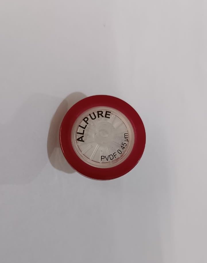 RASAYAN Syringe Filters PVDF Membrane Diameter 13 mm, Pore Size 0.45 μm Diameter, Pack of 100 - Image 1