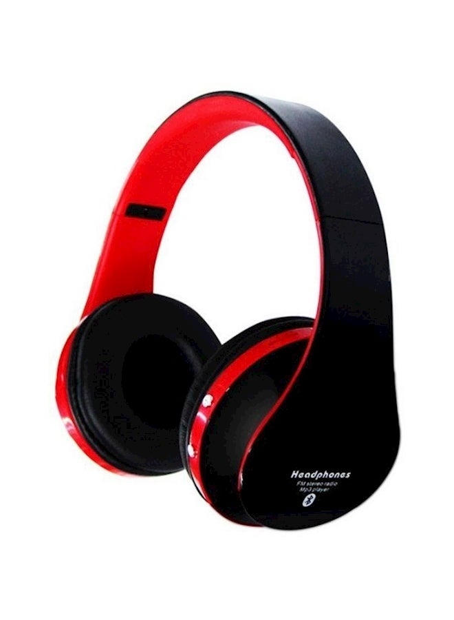 Foldable Wireless Headsets Black/Red
