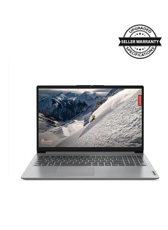 Lenovo Ideapad 1 15 IGL7 (Upgraded Version) Laptop With 15.6-Inch Display, Celeron N4020 Processor/4GB RAM/256GB SSD/Intel UHD Graphics 600/Windows 11 Home Grey English/Arabic Grey - Image 2