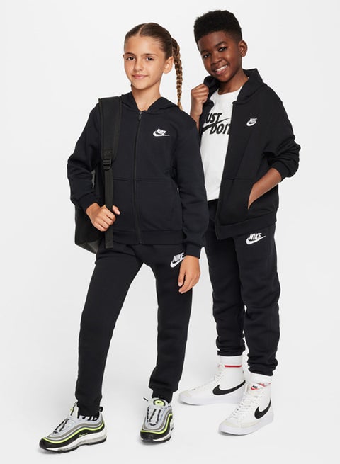 هودي كامل بسحاب من قماش فرنسي للأطفال الأكبر سناً من كلوب فليس