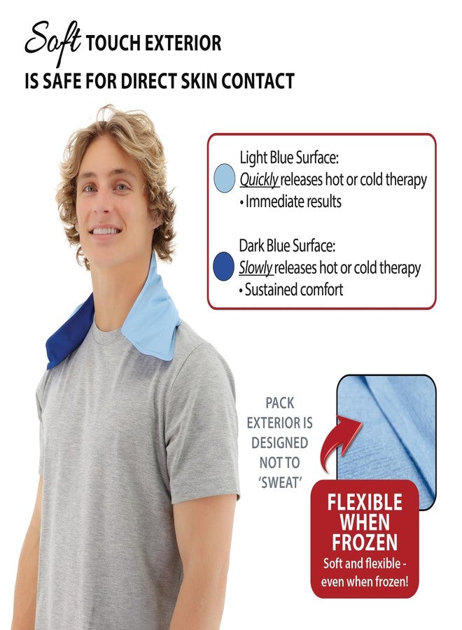 Core Products Dual Comfort CorPak - Reusable hot/Cold Pack for Knee, Back, Shoulder, or Ankle Pain; Use hot or Cold; Made in USA - Size: 10" x 13" - Image 3