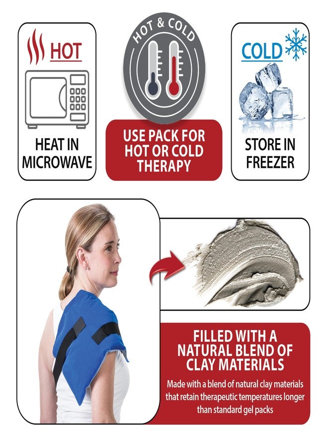 Core Products Dual Comfort CorPak - Reusable hot/Cold Pack for Knee, Back, Shoulder, or Ankle Pain; Use hot or Cold; Made in USA - Size: 10" x 13" - Image 4