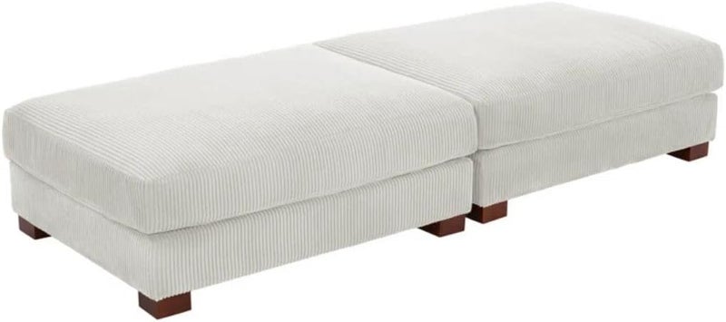Comfynest Corduroy Modular Ottoman Set - Image 4