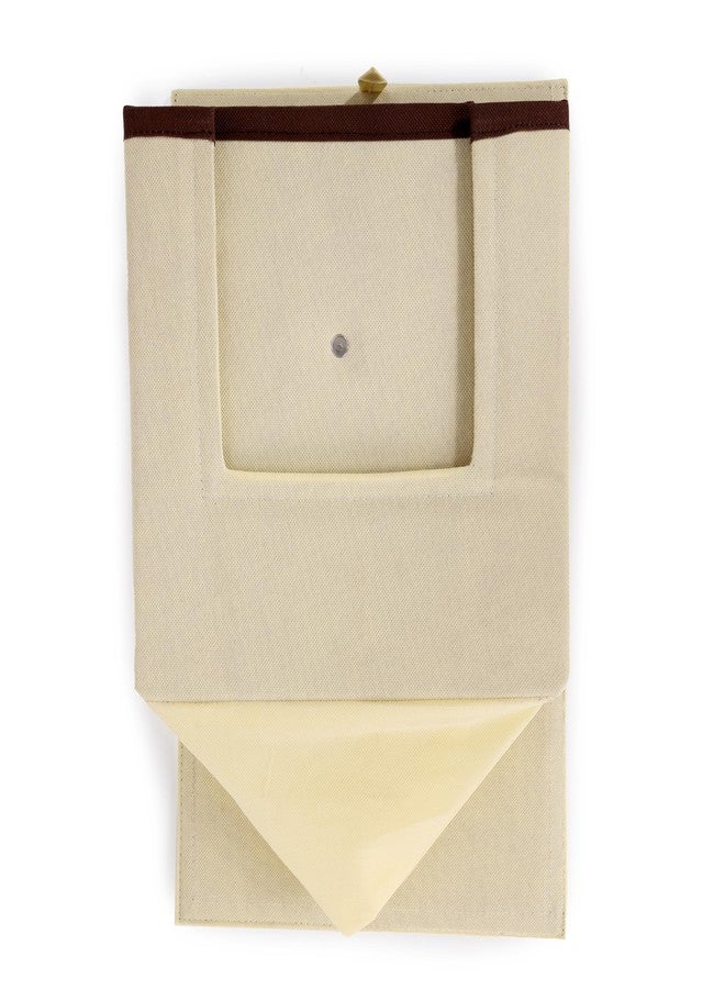 SHREY CREATION Non-Woven Shirt Stacker/Clothes Organizer|Foldable Non Woven Material|Closet & Wardrobe Organizer (Pack Of 1) - Ivory - Image 4