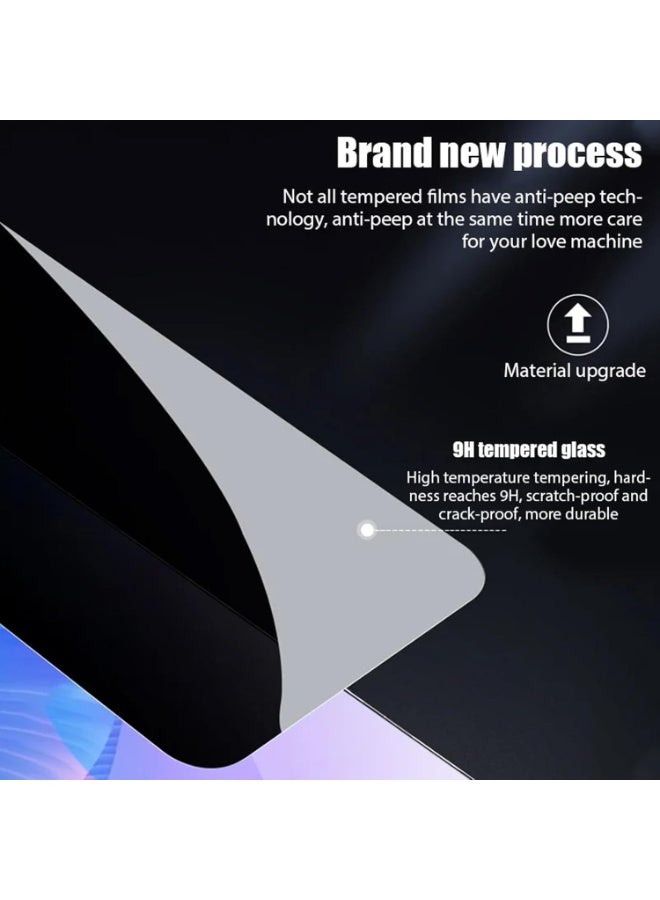 Adando [2 Pack]  Privacy Screen Protector Compatible with Xiaomi 15T Pro, 2 Pack Privacy Tempered Glass, Privacy protection, 9H Hardness Anti-Scratch Protective Film - Image 5