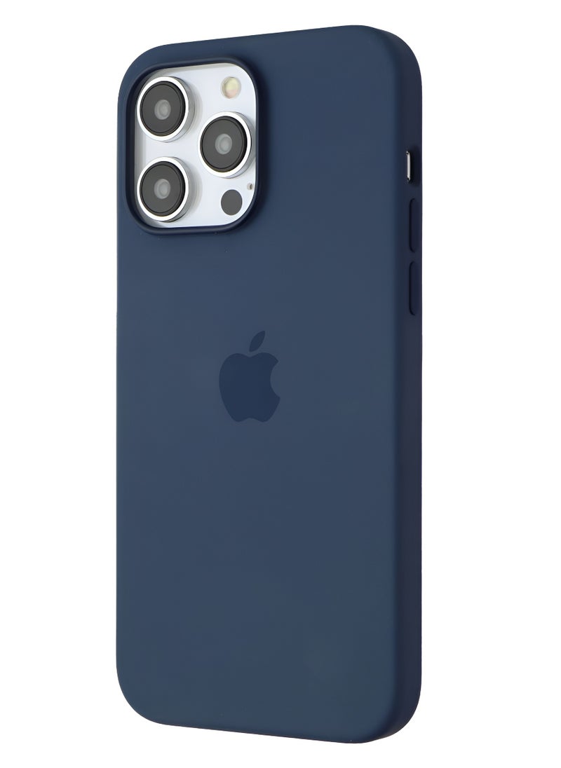 BORTONY - iPhone 15 Pro Case Liquid Gel Silicone Rubber Soft Silky Touch Anti Scratch Shockproof Protective Cover 6.1 Inch - Image 1