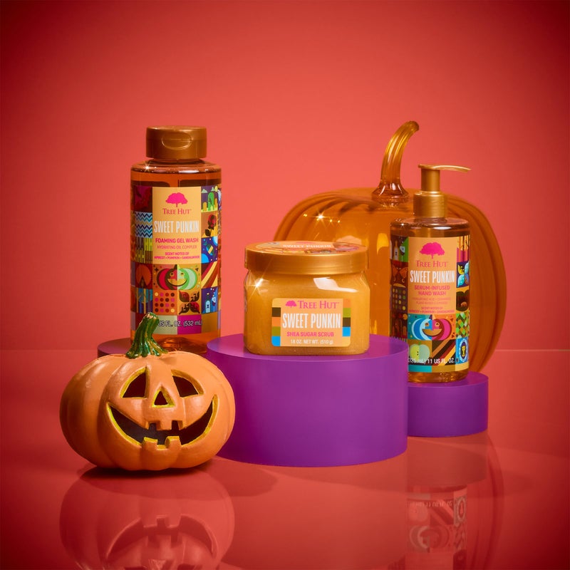 Tree Hut Sweet Punkin Serum Infused Hand Wash | Nourish & Hydrate Hands with Strengthening Skin Care | Long Lasting Scent | Cleanse & Lock in Moisture | 11 fl oz. - Image 5
