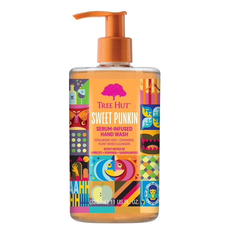 Tree Hut Sweet Punkin Serum Infused Hand Wash | Nourish & Hydrate Hands with Strengthening Skin Care | Long Lasting Scent | Cleanse & Lock in Moisture | 11 fl oz. - Image 1