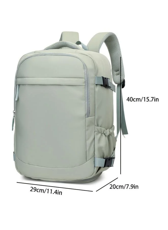 Take Two Green Backpack with Shoe Compartment