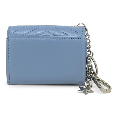 Steve Madden Womens Bklara Card Case with Keyring and Clip Denim - Image 3