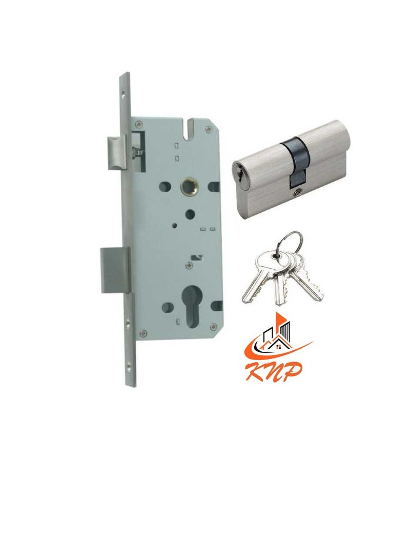 KNP KNP High Quality Lock Set 85x45 with 70mm Cylinder SN - Image 3