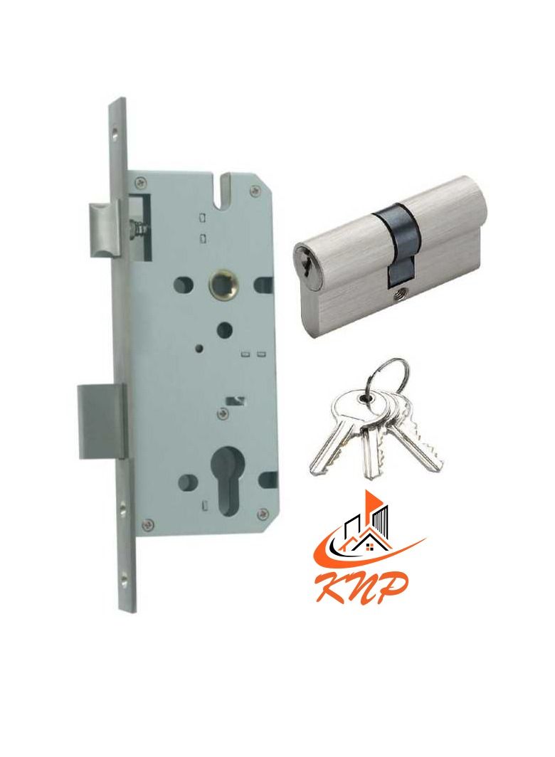 KNP KNP High Quality Lock Set 85x45 with 70mm Cylinder SN - Image 2