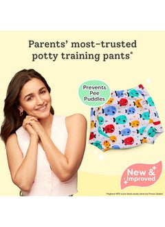 Superbottoms superbottoms Padded Underwear™ | for Potty Training & Mess-Free Diaper-Free time | Prevents Pee Puddles | 3 Layers of Premium Cotton Padding (No Sponge) | (Striking Whites, Size: 3, Pack of 6)  - Image 3