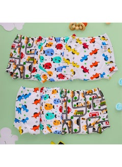 Superbottoms superbottoms Padded Underwear™ | for Potty Training & Mess-Free Diaper-Free time | Prevents Pee Puddles | 3 Layers of Premium Cotton Padding (No Sponge) | (Striking Whites, Size: 3, Pack of 6)  - Image 2