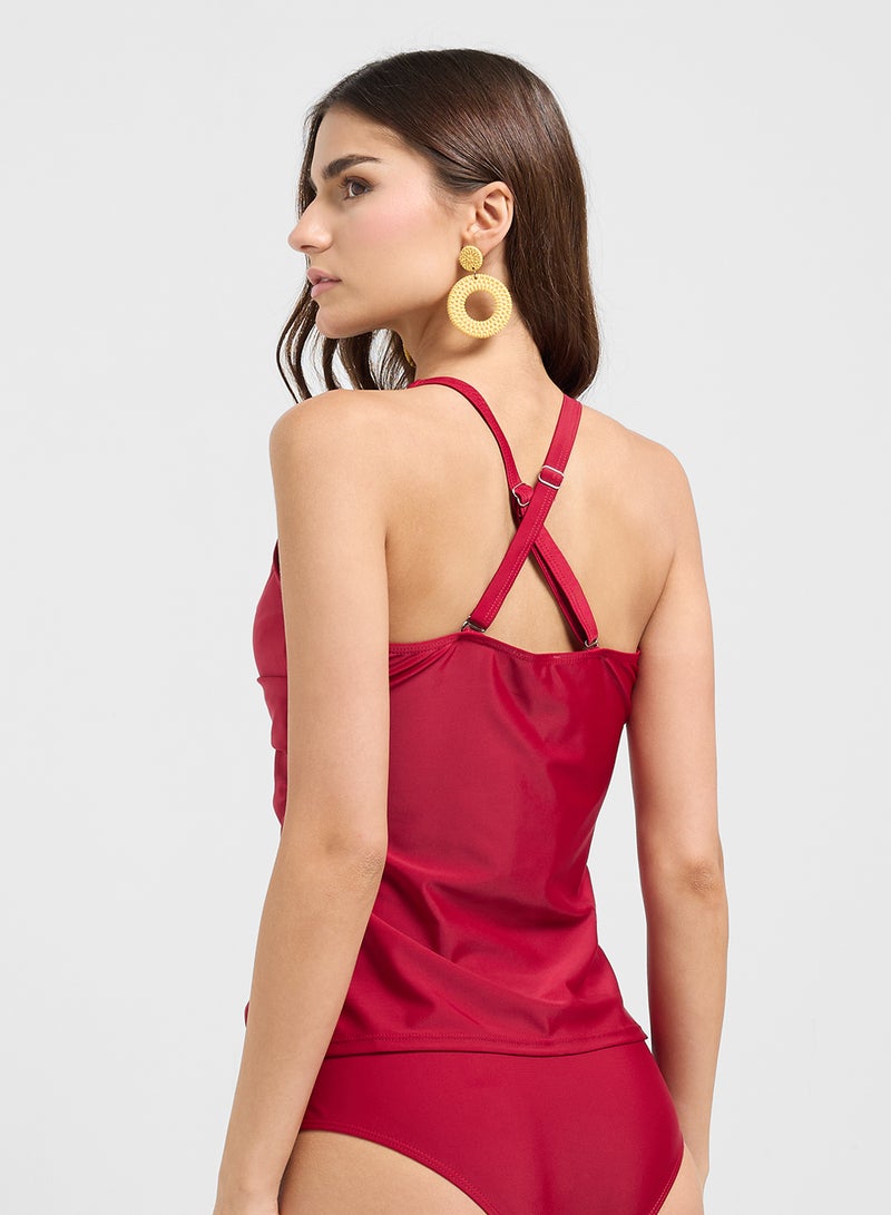 Ginger 2 Pc Strappy Swim Top & Brief Set - Image 2