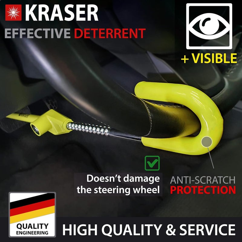KRASER KR835 Steering Wheel Lock - Image 4