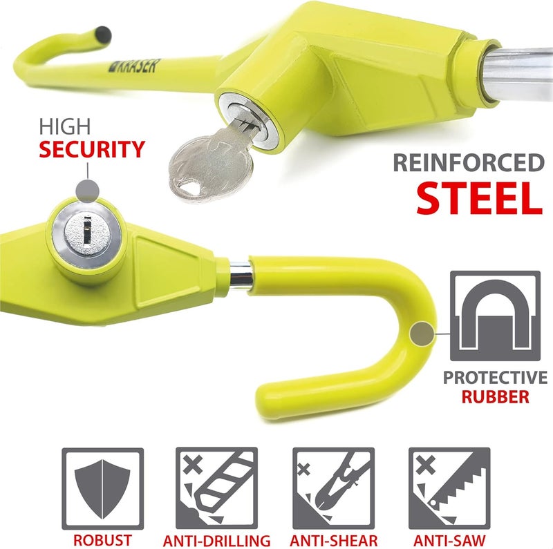 KRASER KR835 Steering Wheel Lock - Image 3