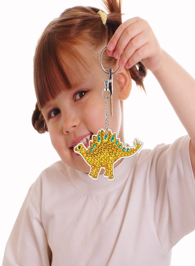 MTLEE 8 Pcs Diamond Art Keychains Kids Arts and Crafts 5D Diamond Art Kits Gem Keychains for Boys Girls Ages 8-12 DIY Gift Birthday Party(Ocean Style) - Image 5