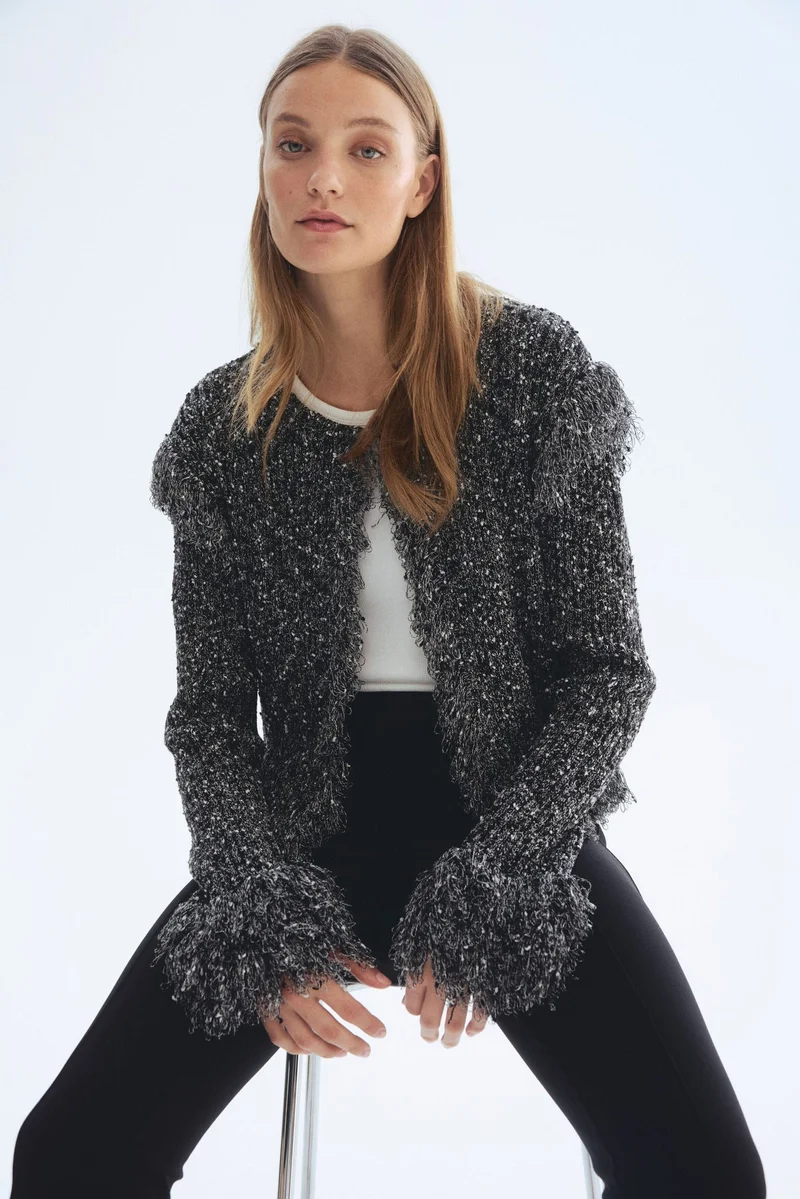 H&M Fringed cardigan