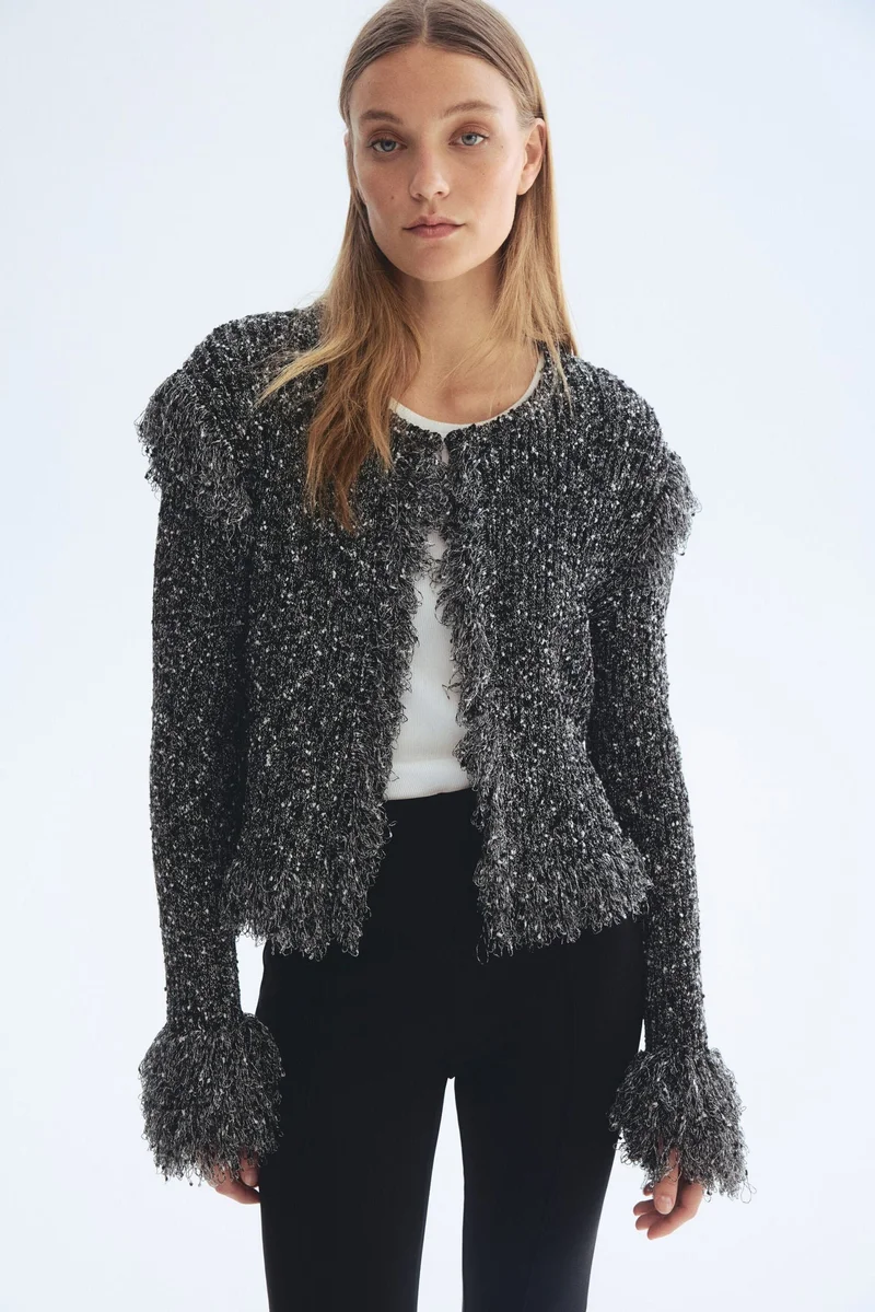 H&M Fringed cardigan