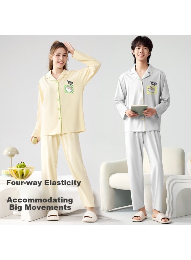 Long time companion Longevity Companion Children's Pajamas Boys And Girls Cotton Home Wear Adult Parent-child Set - Image 3