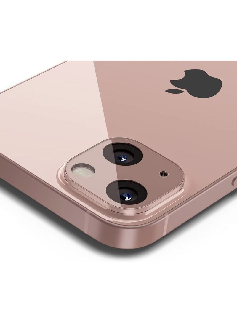 Spigen Glastr Optik Camera Lens Screen Protector (2 Pack) for iPhone 13 and 13 Mini - Pink - Image 1