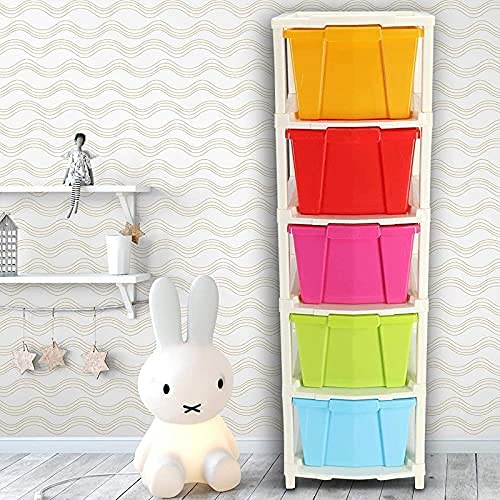 Honexa Multipurpose Drawer Multicolor 5Layer Rectangular 1401 x 1141 x 374 inches - Image 2