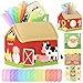 DINORUN Baby Toys 6 to 12 Months Montessori Tissue Box Toys for Babies 612 Months Infant Newborn Toddlers Sensory Magic Baby Tissue Box Educational High Contrast Toy Development STEM Toy Gift - Image 3