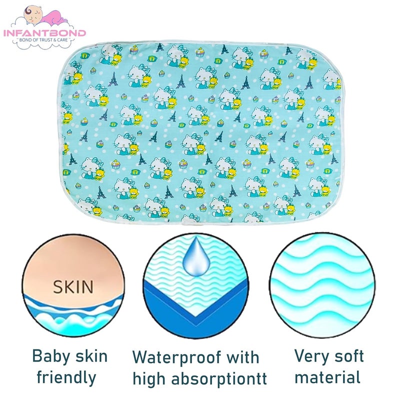 Infantbond Waterproof Baby Bed Massager Bed Dry Sheets Mattress Protector 03 Months Pack of 12 44CM50CM - Image 2